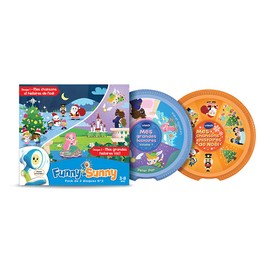 VTech - Funny Sunny Refill Pack No. 2, 2 Discs, My Songs and Christmas Stories, My Big Stories, Volume 1, Gift for Children from 3 Years to 8 Years - Contents in French