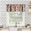 HZOHNAGO Chicken Window Valance Curtains Vintage Rooster and Hen Farm