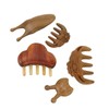 Meridian Massage Tool Kit Wood 3pcs Meridian Comb 2pcs Nose