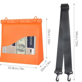 Beach Bags for Women and Men- Beach Bag PVC Waterproof Bag Mobile Phone Waterproof Bag Storage Shoulder Bag Beach for Travel (Blue)