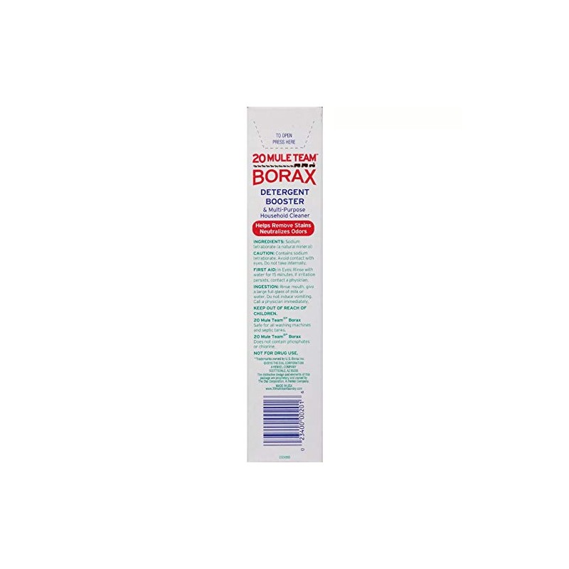 Borax 20 Mule Team Detergent Booster & Multi-Purpose Household Cleaner