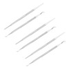 OHPHCALL Nail Care Kit 6pcs Stainless Steel Nail Filers Cuticle