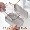 Soap Box with Removable Lid and Drainer, 1Pc Travel Leakproof
