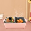 Gicishop Hot Pot Electric with Grill,Indoor Korean BBQ Grill,2-in-1 Design