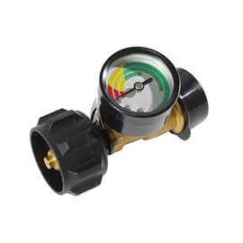 DQSDC Propane Tank Gauge Instant Read 5-40 LB LP Gas Level Indicator 3-Color Universal Fit for Grill, Heater, RV, Camper, Fire Pit and More