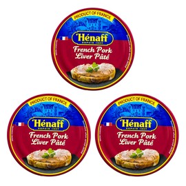 Henaff French Pork Liver Pate | Pate de Foie, 4.5 oz (130 gr) each | Pack of 3