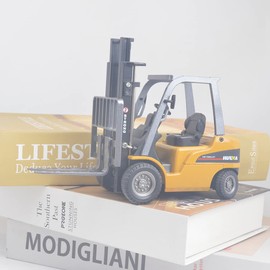 Ailejia Forklift Trucks Toy Alloy Fork Truck Models Warehouse Construction Truck Vehicle Model Engineering Car Toy Boy Gift (Forklift)