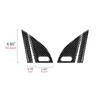 BRMYL Car Door Triangle Window A Pillar Decals for 2011-2023