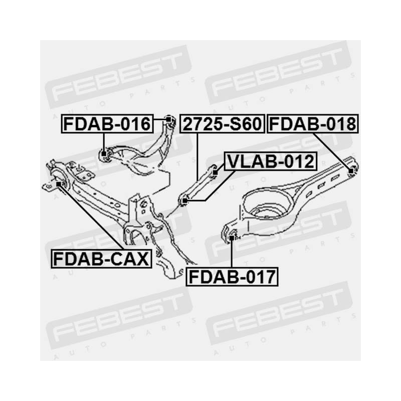 febest FDAB-018 Wheel Suspensions