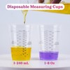 Epoxy Resin Mixing Cups 50Pcs 8oz with Sticks Paint Pigment