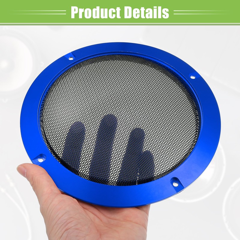VekAuto Universal 4" 6.5" Car Speaker Mesh Cover Mesh Round
