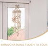 Toddmomy Shell Wind Chime Hanging Ornament 24 Inch Nautical Home