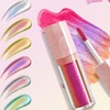 Glitter Eyeshadow Stick with Iridescent Shine, Metallic Liquid Eyeshadow, Chameleon