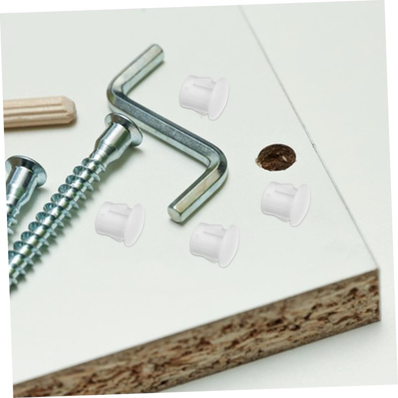 ULTECHNOVO 100pcs Screw Blocking Screws Round Hole Plug Entry Door