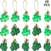 Leinuosen 48 Pieces St Patrick's Day Shamrocks Ornament Good Luck