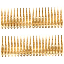 Healeved 4sets Masquerade Nail Props Lifelike Fake Nails Glossy Role Play 10pcs*4