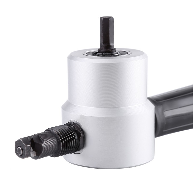 Double Head Sheet Metal Cutter Electric Power Drill Attachment Nibbler