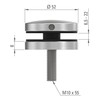 STEINBACHER© Stainless steel glass dot holder, diameter 52 mm, flat