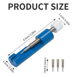 SIYUPU Watch Strap Removal Tool, Watch Link Removal Kit, Watching Strap Tool, Link Removals Kit for Watches for Watches Disassembly(Blue)