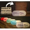 MRJ Products Chill Pill Pillow - Cervical Neck Pillow, Funny