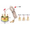Dyno Racing 2" 52mm 12V Pointer Mechanical Water Temperature Temp