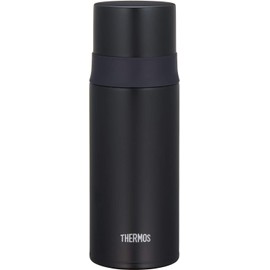 Thermos FFM-351 MTBK Stainless Steel Water Bottle, Slim, 11.8 Fl Oz (350 ml), Matte Black