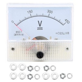Voltmeter Pointer Voltmeter Voltmeter Analog 0-450V DC Volt Meter Voltage Tester Detector Voltage Panel Volt Gauge Voltage Tester
