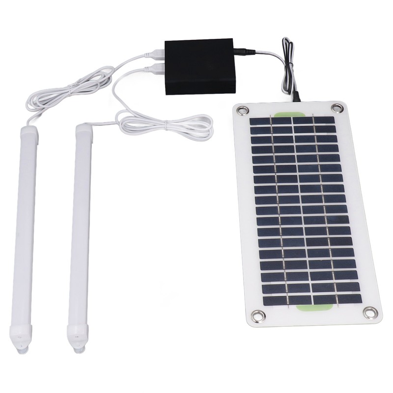 Solar Light Tube 30W 12V5V Dual USB LED Solar Panel