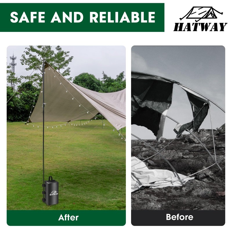 Hatway Canopy Weights,132 LBS Canopy Water Weight Bag Set of