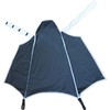 Drachenhaut 2-in-1 Cyclist Rain Cover (Black with Reflective Detail, Regular)
