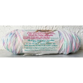 Lion Brand Vintage Lion Brand Jamie Prints 4 Ply Baby Yarn - 1 Skein 4.5 oz Playtime Print