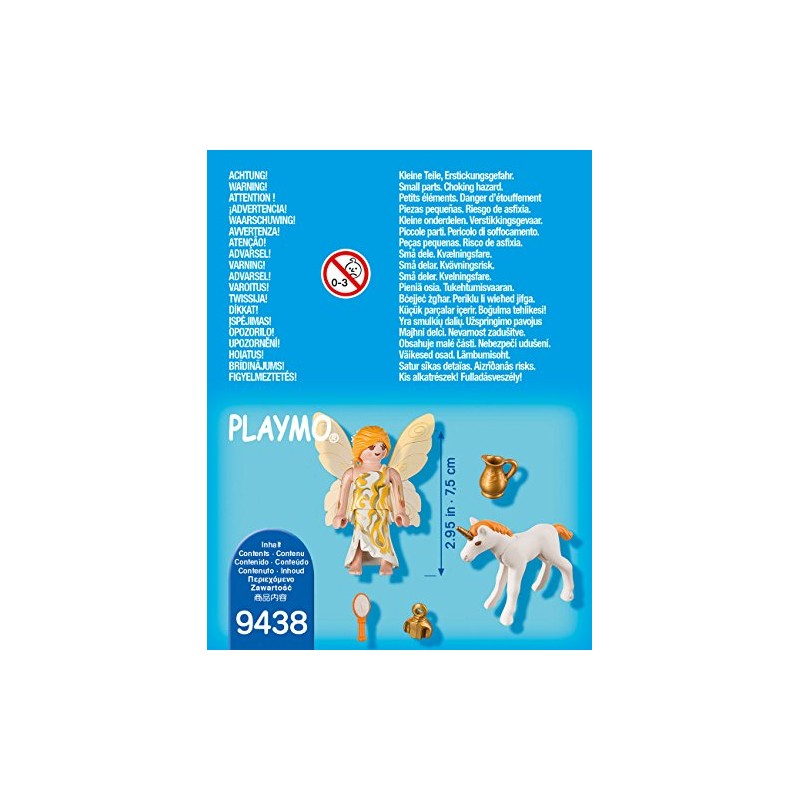 Playmobil 9438 Sun Fairy with Unicorn Foal Toy, Single