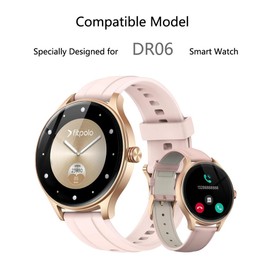 Futanwei for Fitpolo Smart Watch DR06 Screen Protector 1.27" [3 Pack] HD Clear Soft PET Film [Anti-Fingerprint][Anti-Scratch][Bubble Free][Case Friendly] Screen Protector for Fitpolo DR06 Smartwatch