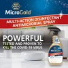 MicroGold Multi-Action Disinfectant Antimicrobial Spray Tested and Proven Effective to