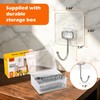 18 Pack Large Adhesive Wall Hooks for Hanging Heavy Duty