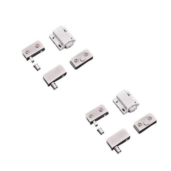 Set of 2 NUZAMAS Cabinet Door Pivot Hinges Set, Door