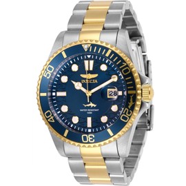 Invicta Mens Pro Diver Quartz Watch, Two Tone, 30021