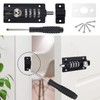Combination Bolt Door Lock, 4-Digit Combination Lock, Gate Bolt with