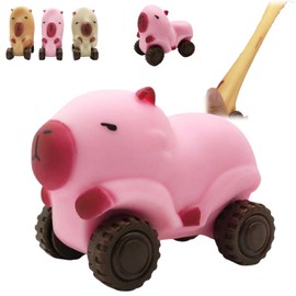Capybara Squeeze Toy Car,Capybara Stress Relief Toy,Capybara Stretch Squeeze Toys,Cute Capybara Cozy Pinch Toy,Squishy Toys,Stress Toys Adults,Fidget Toys Squishy,Capybara Gifts,Stress Toys,Pink