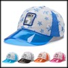 White Fang CZ005 Hat Baseball Brim, Star, Cute Cap, Stylish,
