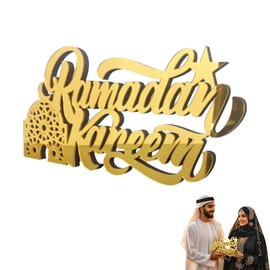 Ramadan Tischdeko – Exklusive 30x15cm große, Acryl Mond Dekoration für den heiligen Monat