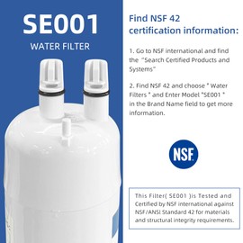 SETFEEL W10295370A Water Filter Replacement, Compatible with EDR1RXD1, WHR1RXD1, Filter 1, P8RFWB2L, P4RFWB, Kenmore 46-9081, 46-9930 Water Filters 3 PACK