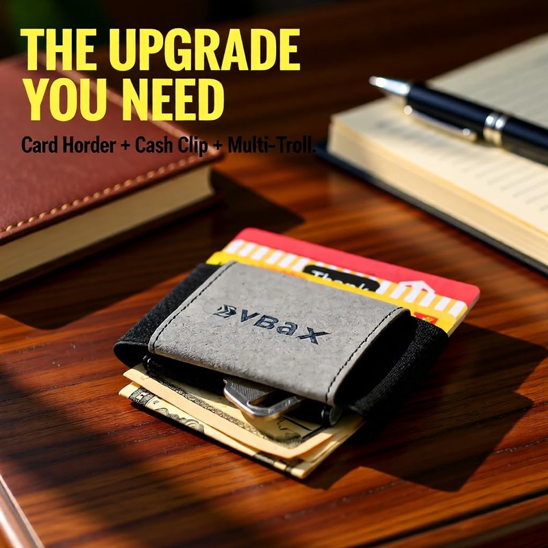 VBAX Elastic Wallet for Men & Women – Slim Minimalist