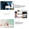 WIFI Home Security Camera ABS Clock Wall Plug in Camera