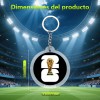 20pcs Llaveros Para Copa Del Mundo 2026 Con Logotipo Trofeo