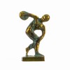 Disc Launcher Olympia Statue Discobolus Greco-Roman Miniature 100% Bronze