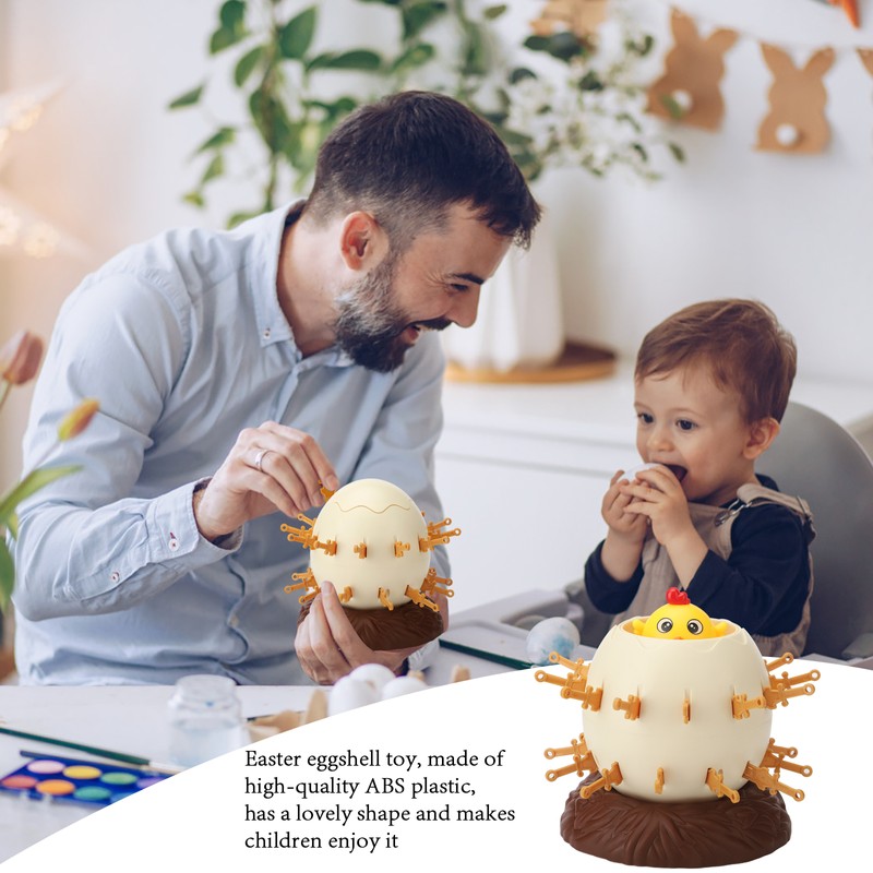 Easter Eggshell Trick Toy Parent Child Interactive Sword Pirate Bucket