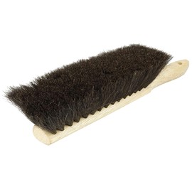 Weiler 44003 Horsehair Counter Duster with Wood Handle, Horsehair Fill, 2-1/2" Head Width, 8" Overall Length, Natural