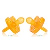 Hevea Natural Rubber Dummy Soother - Rounded 3 months+ Crown