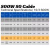 WindyNation 25 Ft. 10/3 10 AWG Gauge 3 Conductor SOOW